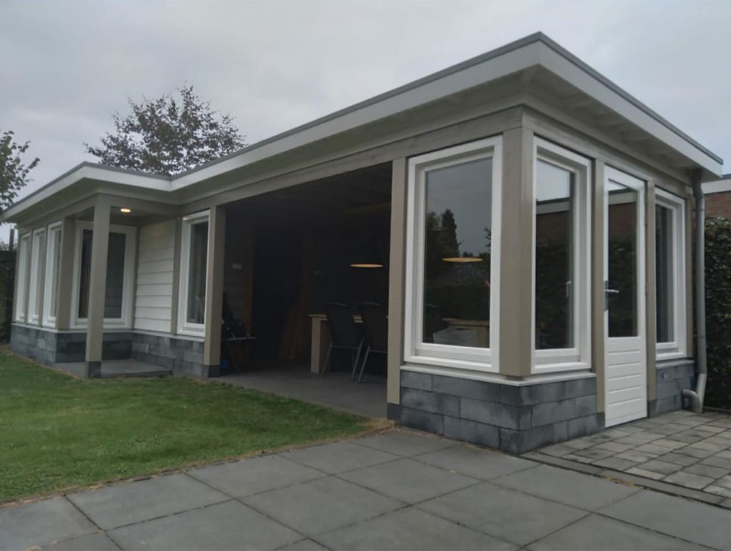 Prefab tuinkantoor Prefab tuinkantoor