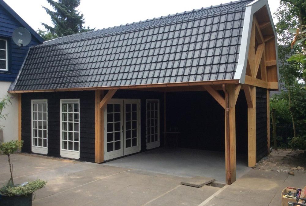 Aanbouw kapschuur