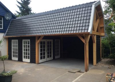 Aanbouw kapschuur