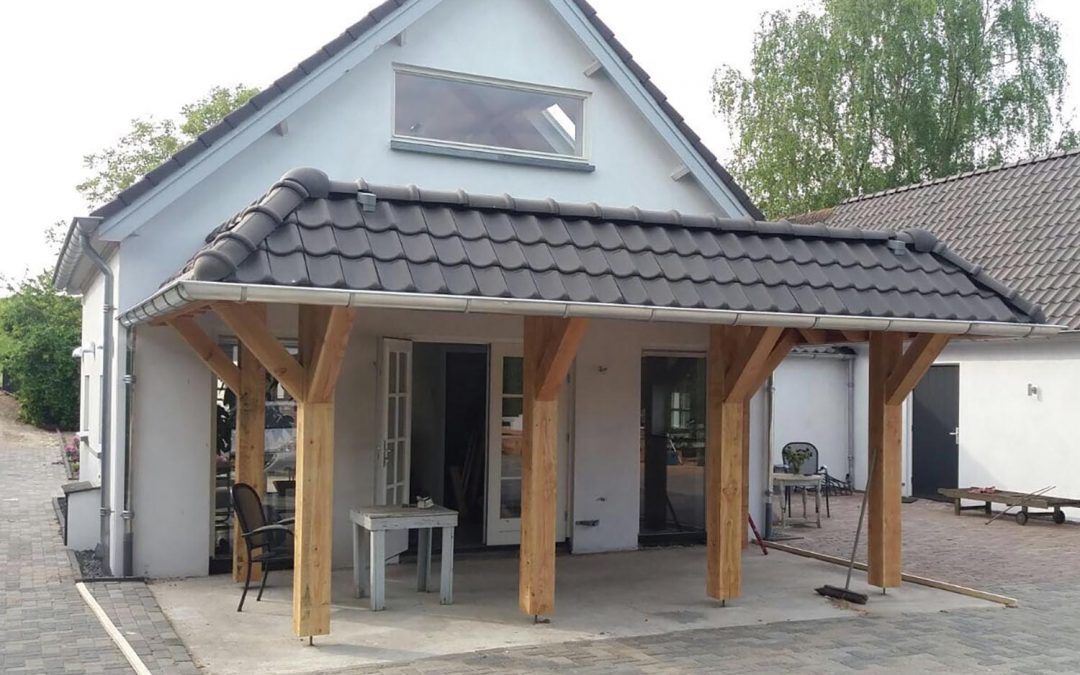 Houten veranda